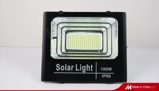 50W 100W 150W 200W IP65 wasserdichte solarbetriebene Außenlampe LED-Flutlicht